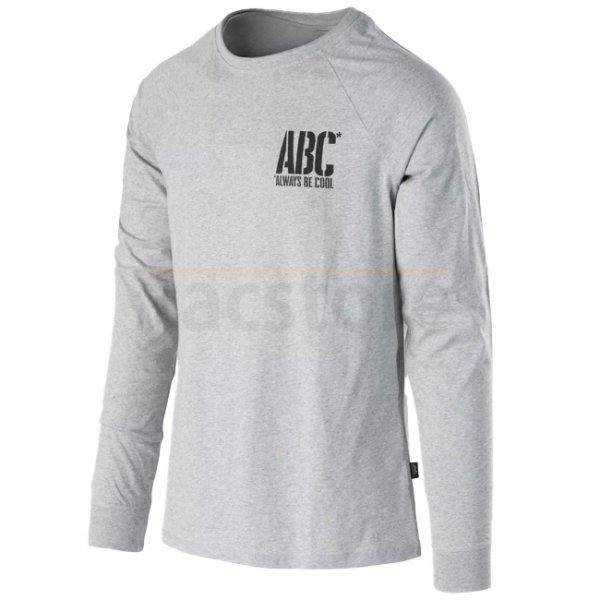 Helikon-Tex T-Shirt Long Sleeve ABC Always Be Cool - Mid Grey Melange - XL