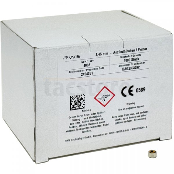 RWS 4.45mm Primer Small Rifle 1000pcs