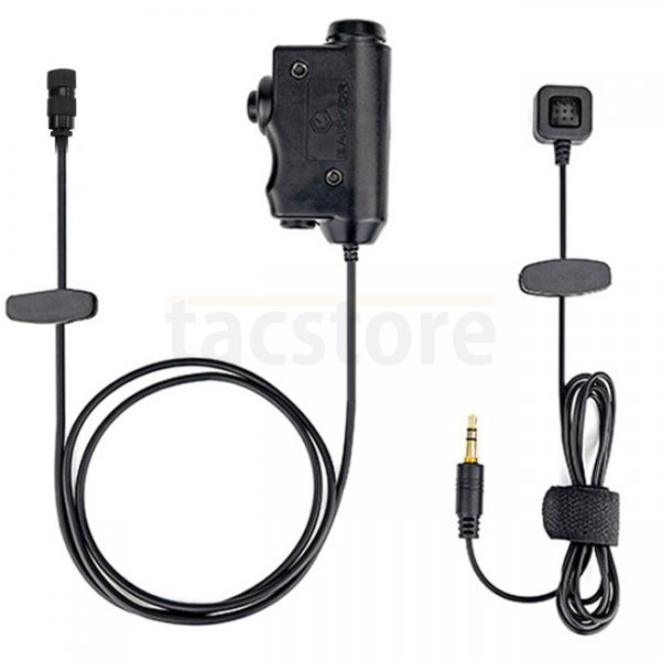 Earmor M52 Tactical PTT & Finger Switch - MIL PRC 6-Pin