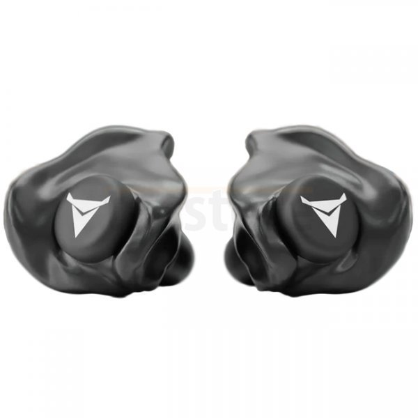 Decibullz Custom Molded Earplugs - Black