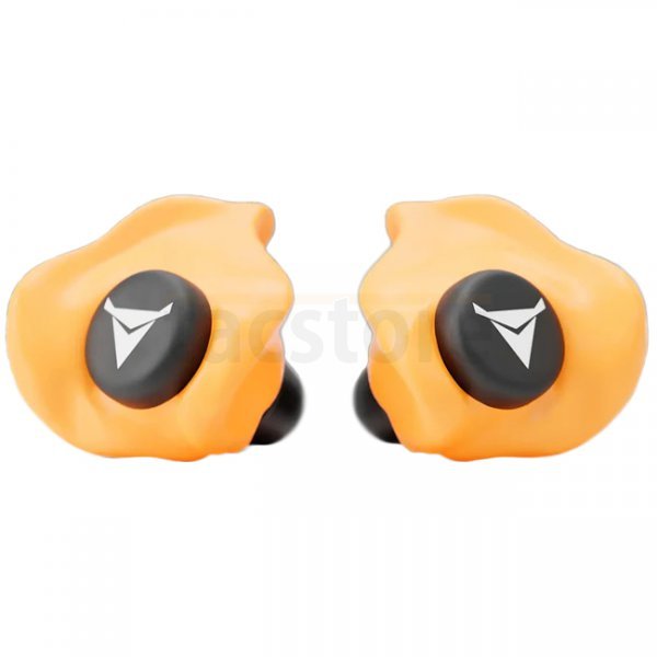 Decibullz Custom Molded Earplugs - Orange