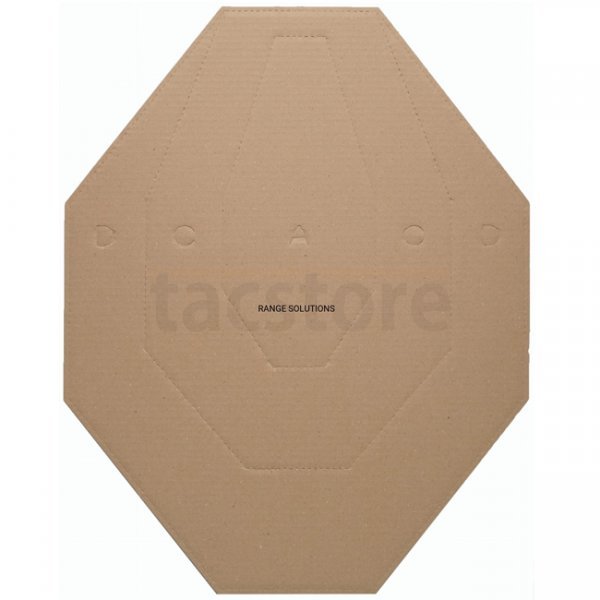 Range Solutions IPSC Cardboard Shield - Brown