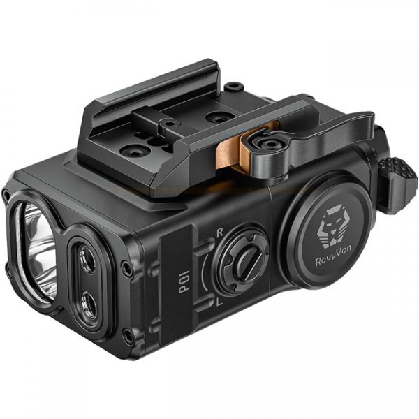 RovyVon GL5 Pro 4-in-1 Rail Mounted Light & Laser - Black