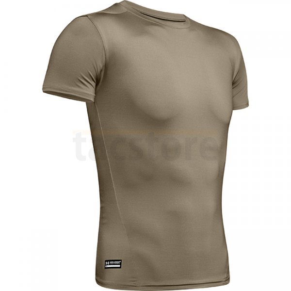 Under Armour Mens Tactical HeatGear Compression T-Shirt - Federal Tan - M