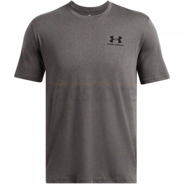 Under Armour Sportstyle Left Chest Short Sleeve Shirt - Charcoal Medium Heather - L