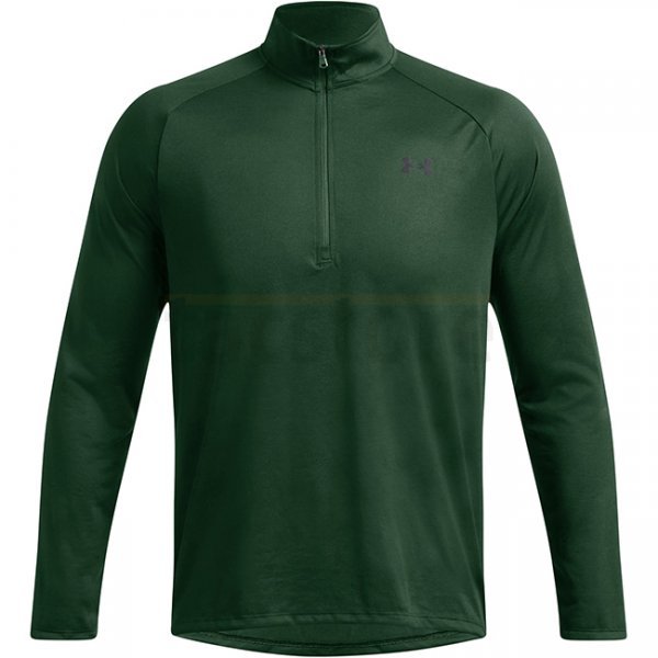 Under Armour Mens Tech 1/2 Zip Long Sleeve - Forest Green - M