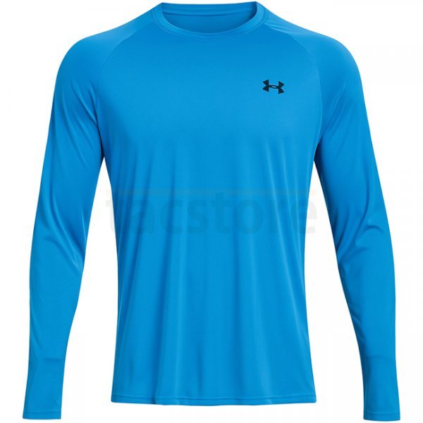 Under Armour Mens Tech 2.0 Long Sleeve - Ether Blue / Black - S