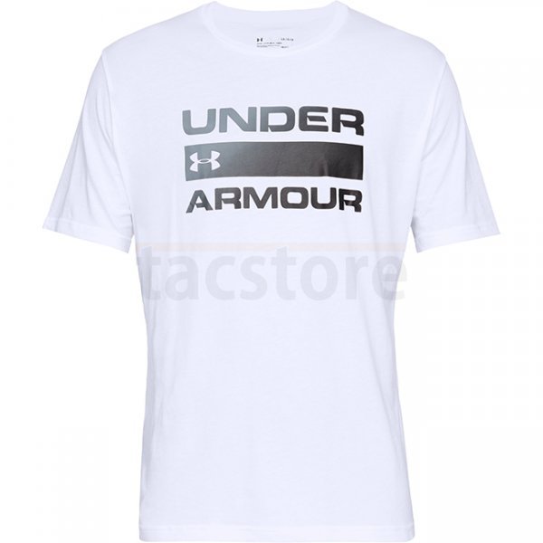 Under Armour Mens Team Issue Wordmark Short Sleeve - White - 3XL