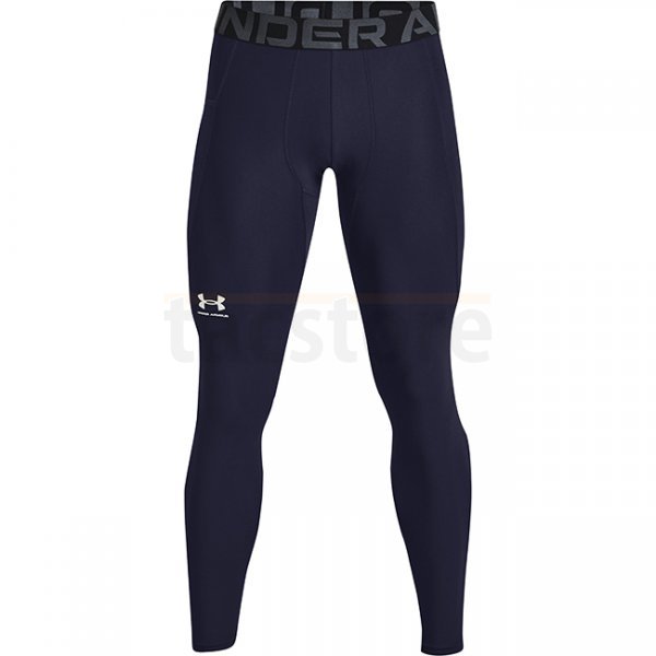 Under Armour Mens HeatGear Compression Leggings - Navy Blue - M
