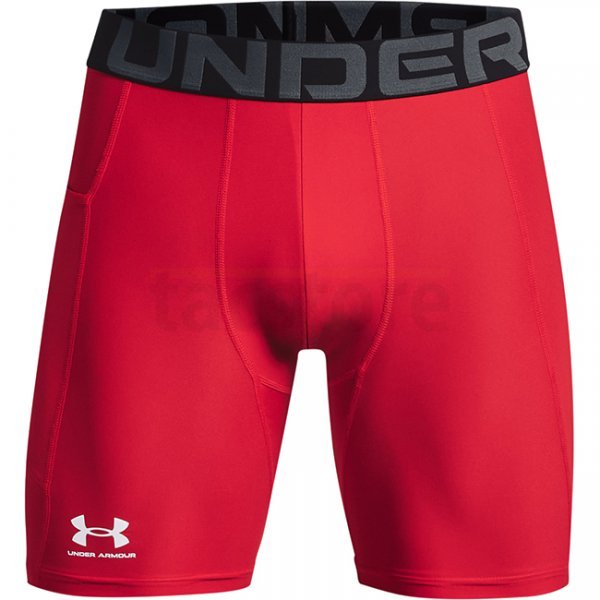 Under Armour Mens HeatGear Compression Shorts - Red - M