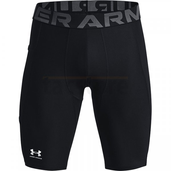 Under Armour Mens HeatGear Pocket Long Shorts - Black - L