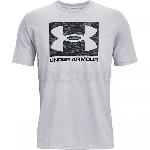 Under Armour Mens ABC Camo Boxed Logo Short Sleeve - Grey - 2XL