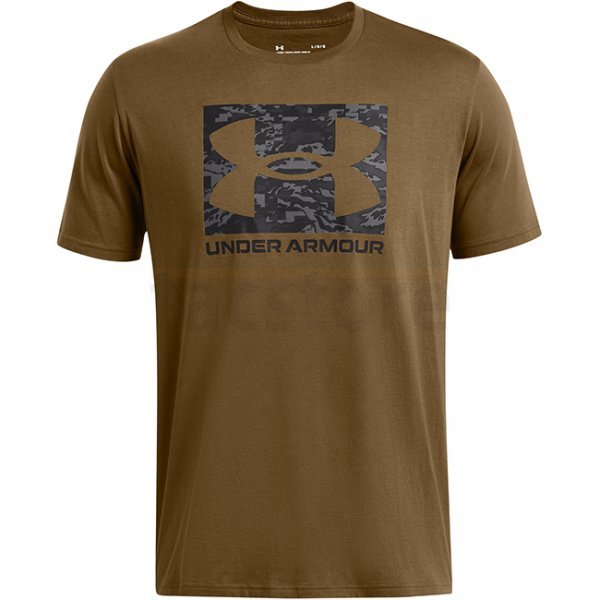 Under Armour Mens ABC Camo Boxed Logo Short Sleeve - Coyote - 3XL