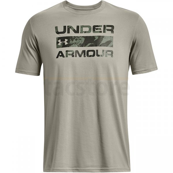 Under Armour Mens Stacked Logo Fill T-Shirt - Grove Green - S