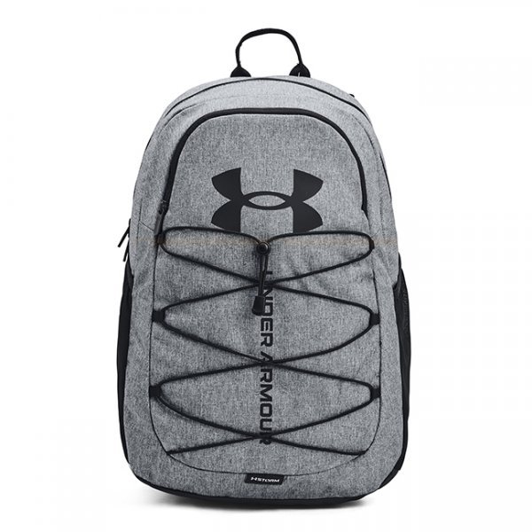 Under Armour Hustle Sport Backpack - Pitch Grey Medium Heather / Black
