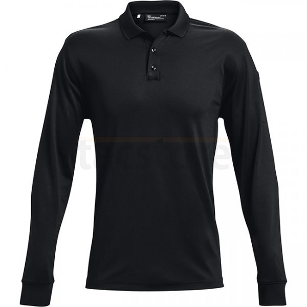 Under Armour Mens Tactical Performance Polo 2.0 Long Sleeve - Black - S