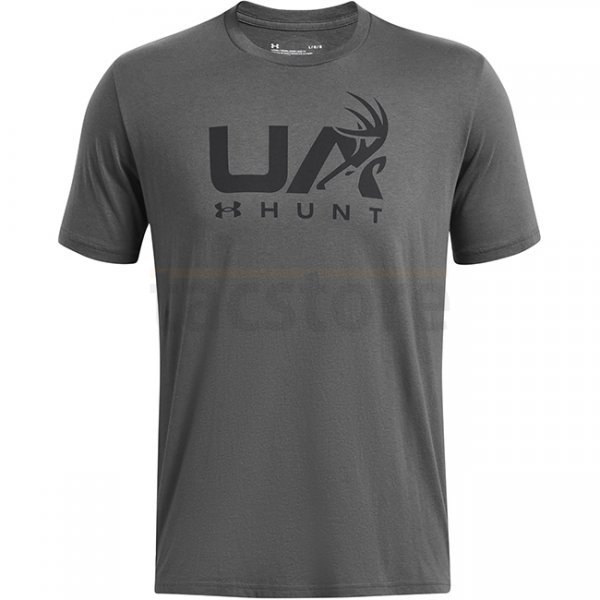 Under Armour Mens Antler Hunt Logo T-Shirt - Grey - XL