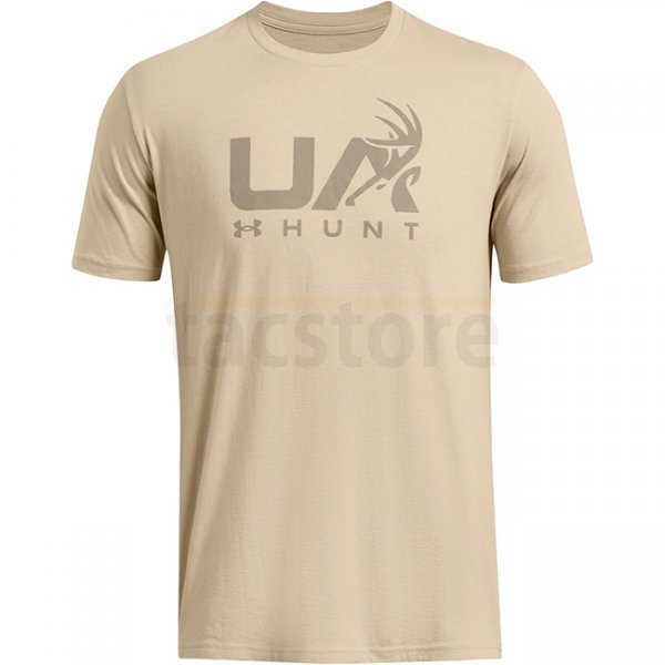Under Armour Mens Antler Hunt Logo T-Shirt - Khaki - S