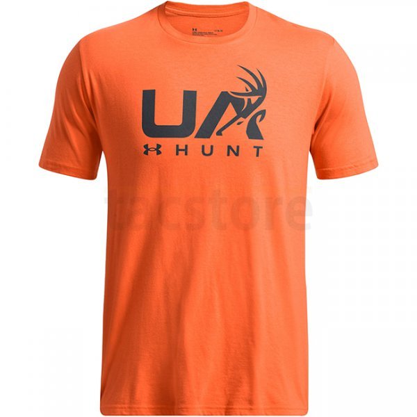 Under Armour Mens Antler Hunt Logo T-Shirt - Team Orange / Anthracite - M