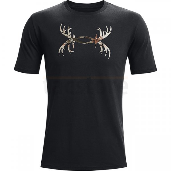 Under Armour Mens Antler Logo T-Shirt - Black - M