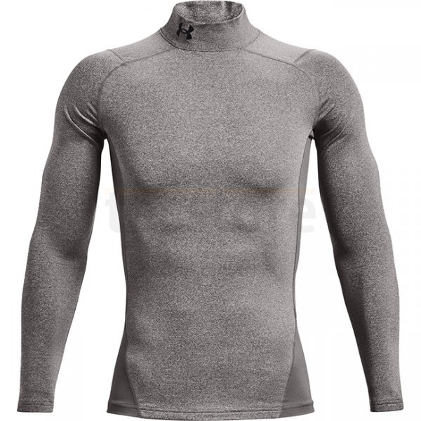 Under Armour Mens ColdGear Compression Mock - Heather Grey - 3XL