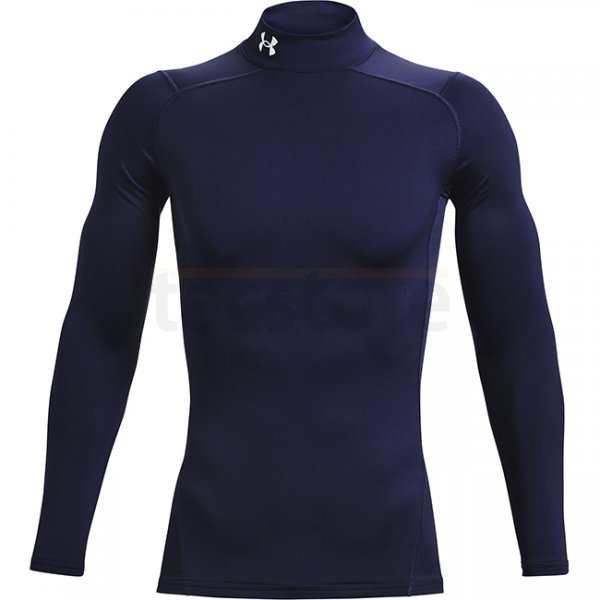 Under Armour Mens ColdGear Compression Mock - Navy Blue - XL