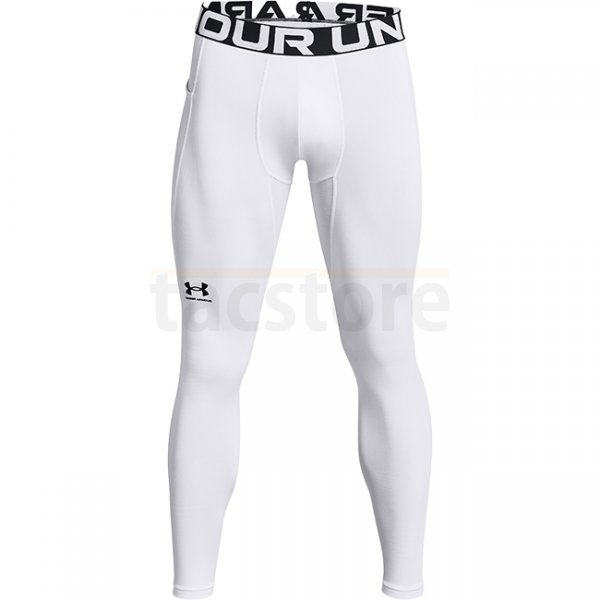Under Armour Mens ColdGear Leggings - White - L