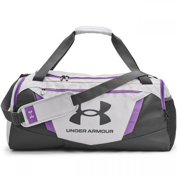 Under Armour Undeniable 5.0 Duffle Bag Medium - Halo Grey / Provence Purple
