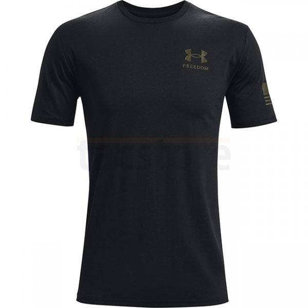 Under Armour Freedom Flag T-Shirt - Black / Green - S