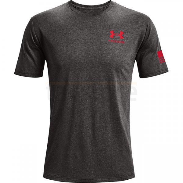 Under Armour Freedom Flag T-Shirt - Charcoal Medium Heather - M
