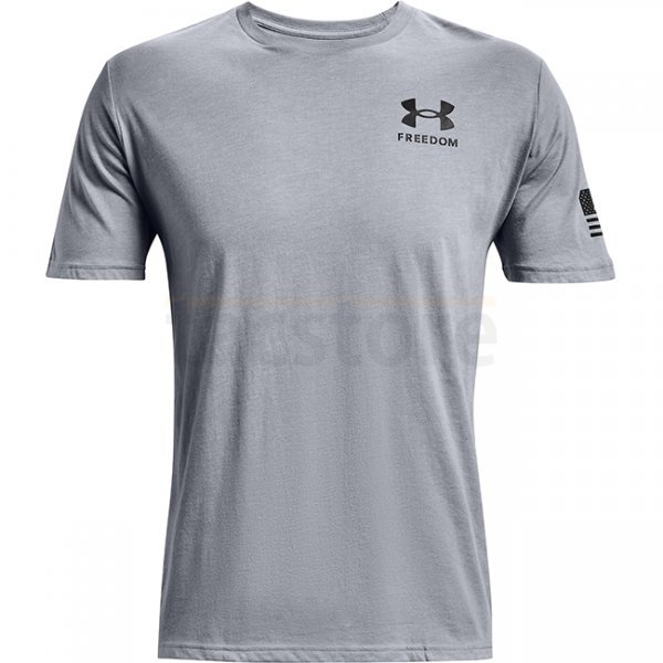 Under Armour Freedom Flag T-Shirt - Steel Medium Heather - XL