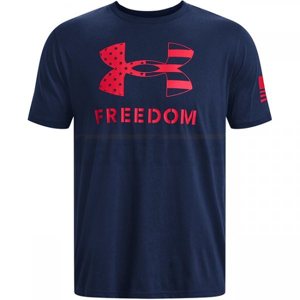 Under Armour Freedom Logo T-Shirt - Academy / Red - XL