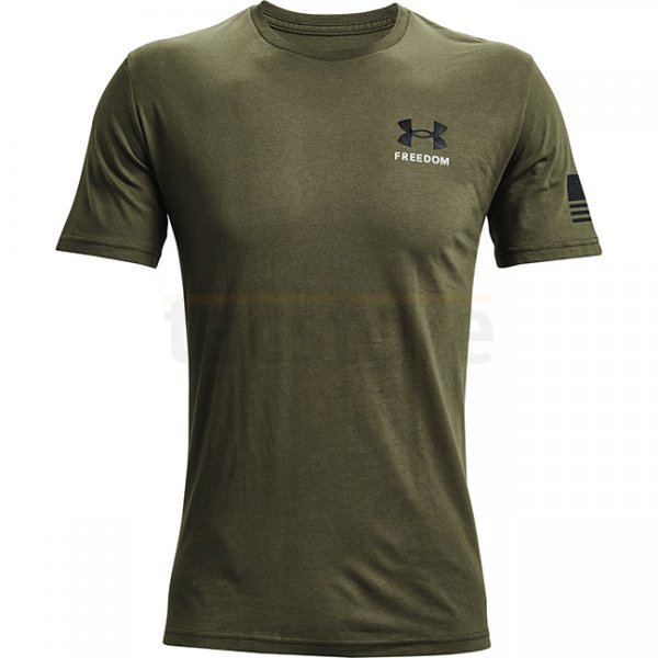 Under Armour Freedom Banner T-Shirt - Marine OD Green / Black - S