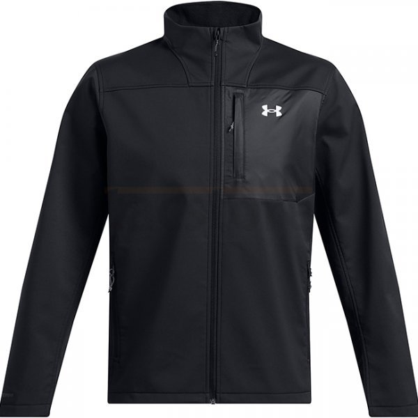 Under Armour Mens Shield Jacket - Black / White - M