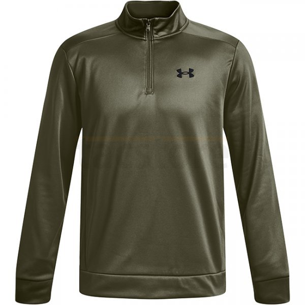 Under Armour Mens Armour Fleece 1/2 Zip - Marine OD Green - M