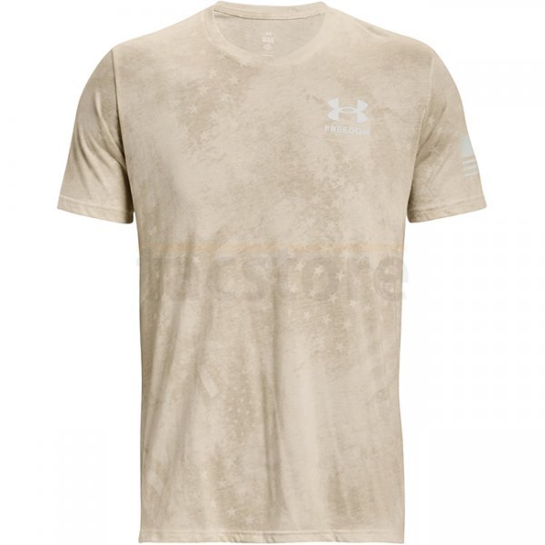 Under Armour Freedom Amp T-Shirt - Khaki Base - S