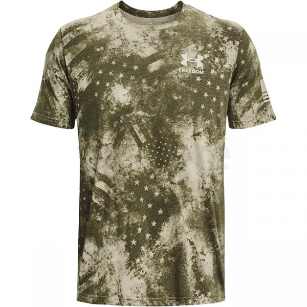 Under Armour Freedom Amp T-Shirt - Marine OD Green - L