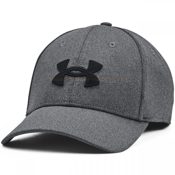 Under Armour Mens Blitzing Low Stretch Fit Cap - Black / Grey - M/L