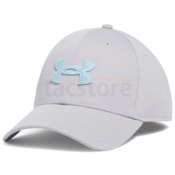 Under Armour Mens Blitzing Low Stretch Fit Cap - Light Grey - M/L