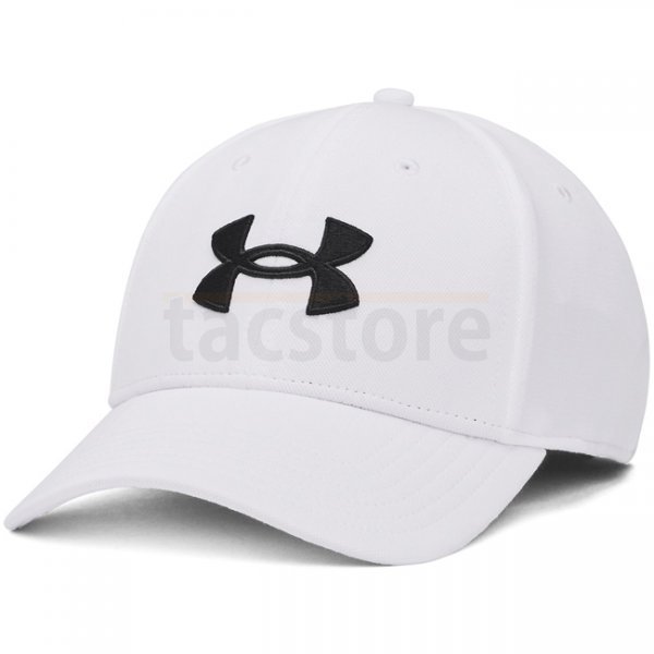 Under Armour Mens Blitzing Low Stretch Fit Cap - White / Black - M/L
