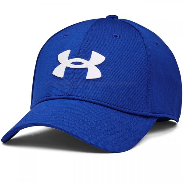 Under Armour Mens Blitzing Low Stretch Fit Cap - Royal - S/M