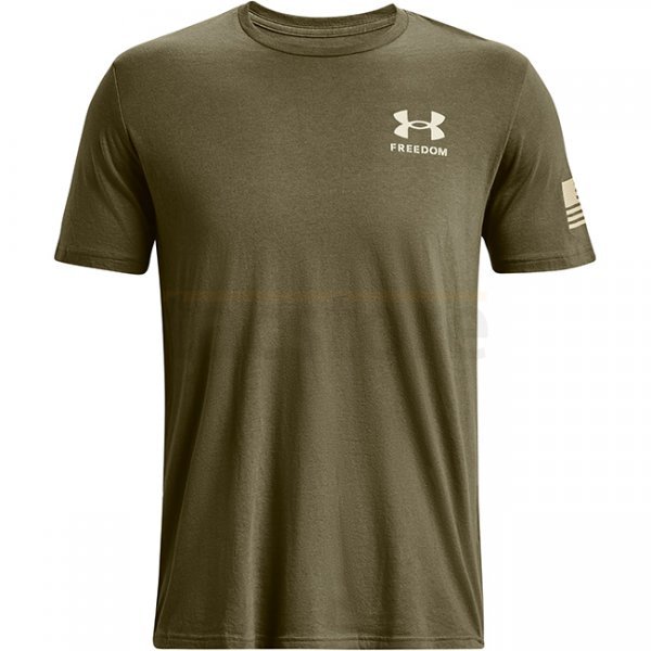 Under Armour Freedom Flag Gradient T-Shirt - Marine OD Green - M