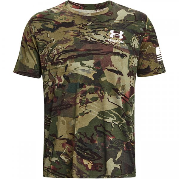 Under Armour Freedom Camo T-Shirt - UA Forest All Season Camo - S