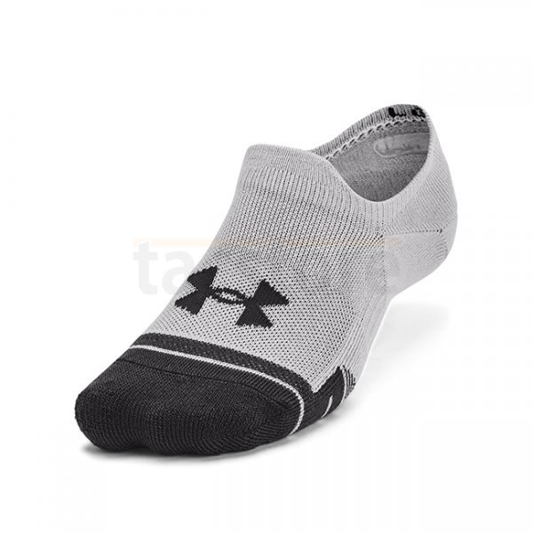 Under Armour Performance Tech 3-Pack Ultra Low Socks - Mod Grey / White / Jet Grey - L
