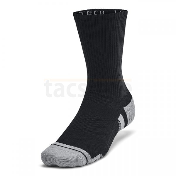 Under Armour Performance Tech 3-Pack Crew Socks - Black - M