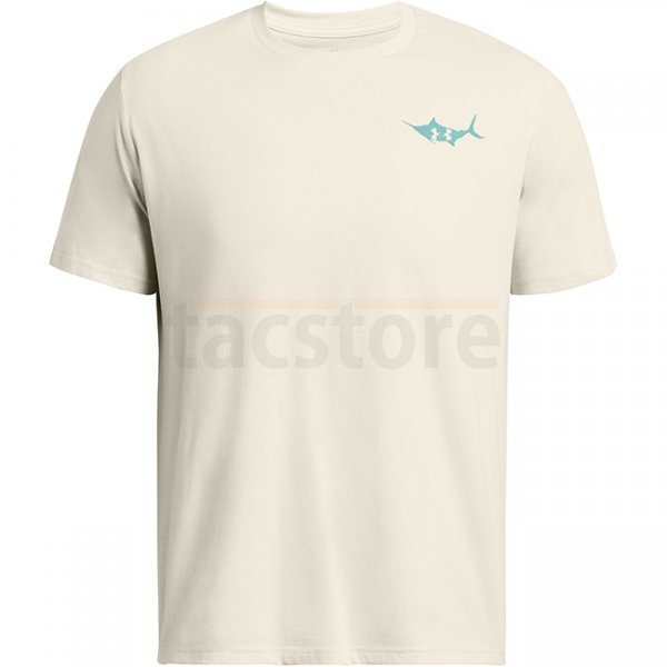 Under Armour Mens Marlin Short Sleeve - Silt / Radial Turquoise - 3XL