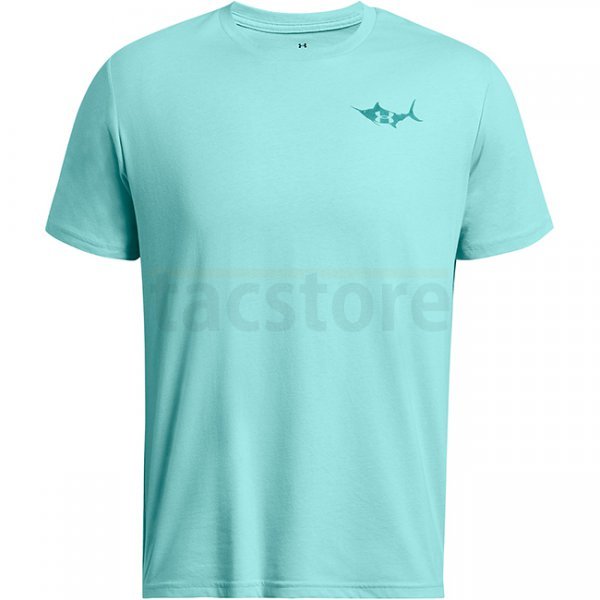 Under Armour Mens Marlin Short Sleeve - Radial Turquoise / Coastal Teal - S