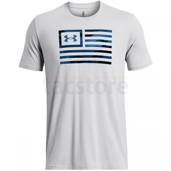 Under Armour Mens Freedom Flag Printed T-Shirt - Mod Grey - M