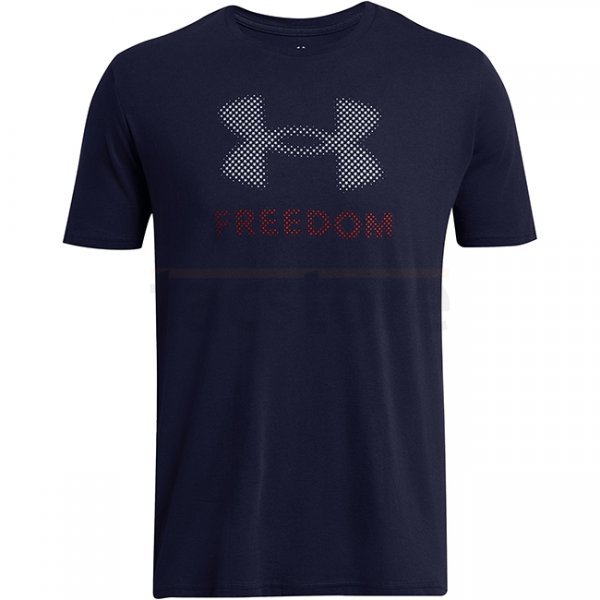 Under Armour Mens Freedom Amp T-Shirt - Midnight Navy - 3XL