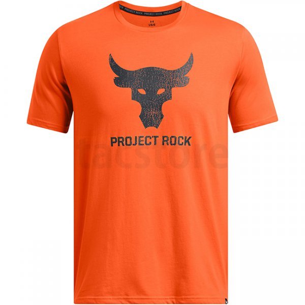 Under Armour Project Rock Payoff T-Shirt - Team Orange / Black - L